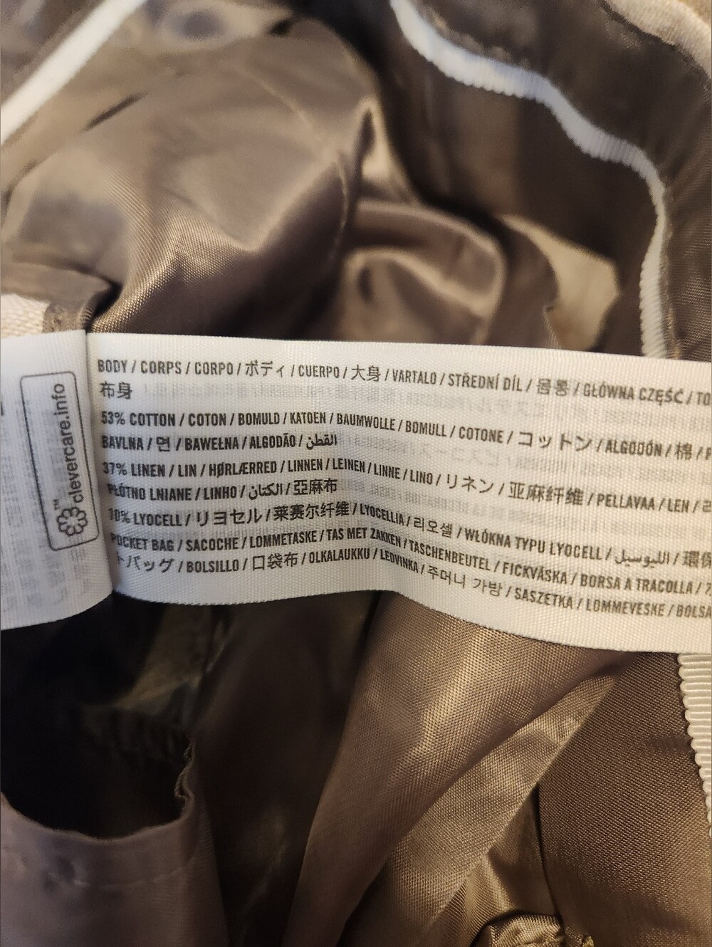 NWT Men's Abercrombie and Fitch Linen Blend Dress Pants Size 30 - Picture 6 of 7